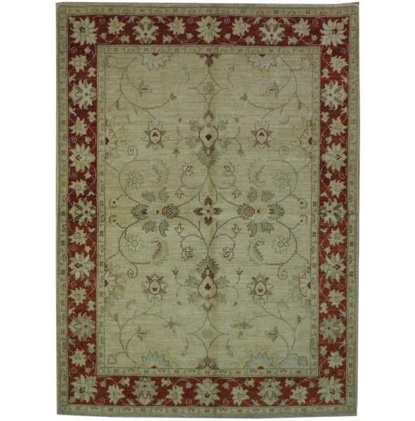 Chobi Peshawar Handmade Wool Rug 5 x 6.7 ft: Chobi Peshawar Handmade Wool Rug 5 x 6.7 ft Free continental US Shipping Enhance your living space with this exquisite 5 x 6.7 Chobi Peshawar handmade wool rug. Crafted with precision, this rug combin