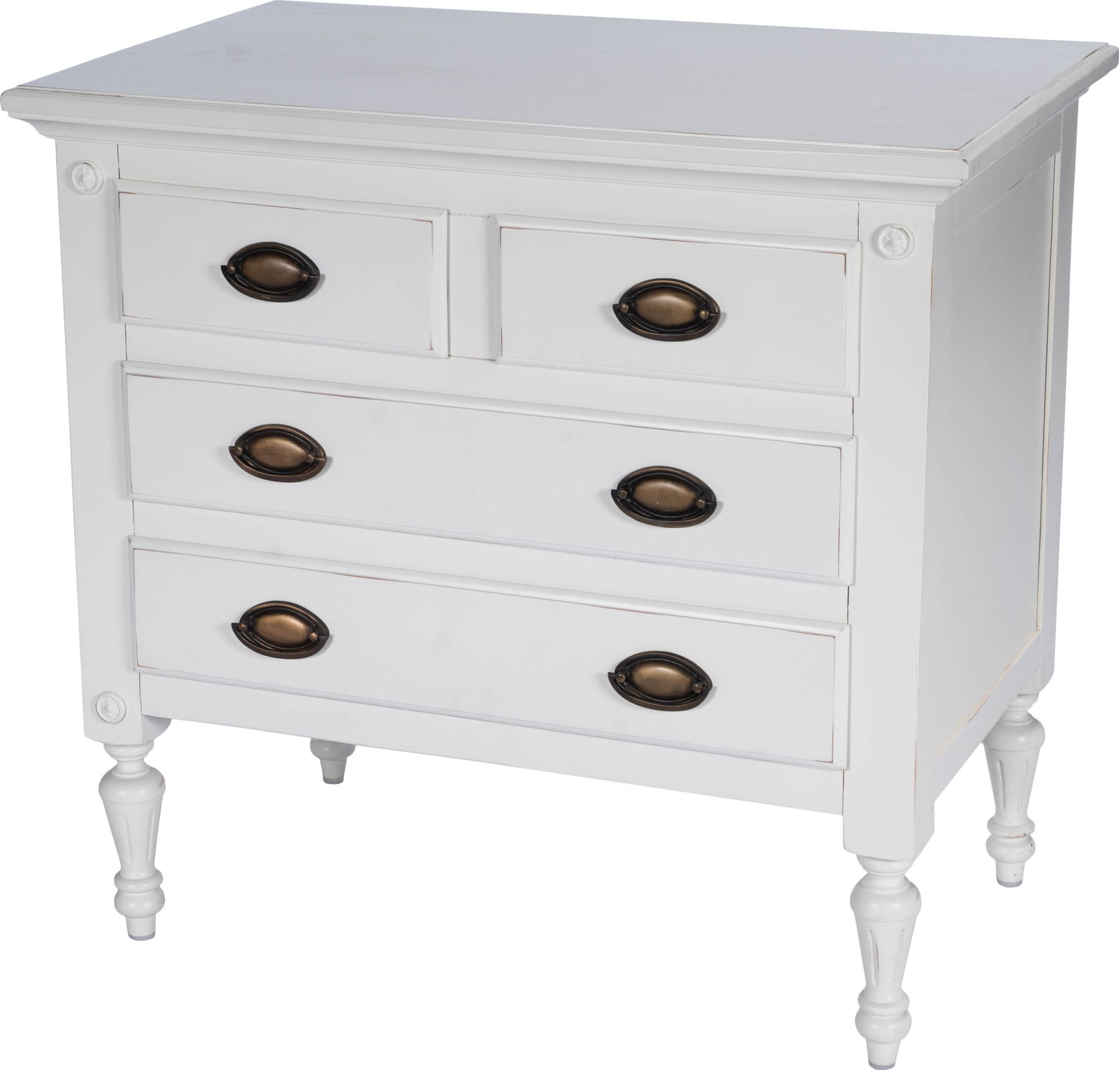 Butler Vintage Style White Chest of Drawers 31.5" W: Butler Vintage Style White Chest of Drawers 31.5" W Introducing the Elegant Vintage Style Butler White Chest, a beautifully crafted piece that embodies a formal design with a touch of antique charm. T