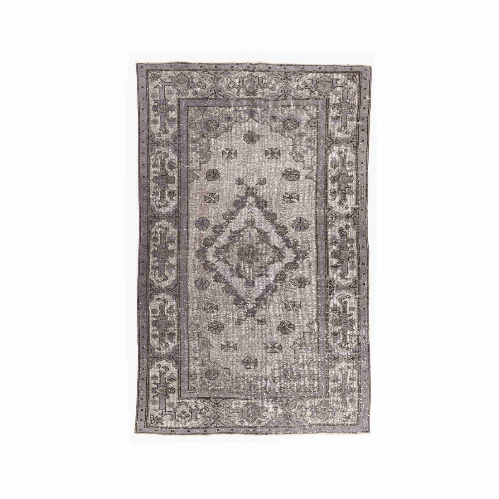 Authentic Handmade Vintage Wool on Cotton Carpet 73.2 x 117.7: Authentic Handmade Vintage Wool on Cotton Carpet 73.2 x 117.7 This authentic handmade vintage carpet showcases a beautiful wool on cotton construction. Expertly crafted with double knots, it offers bo