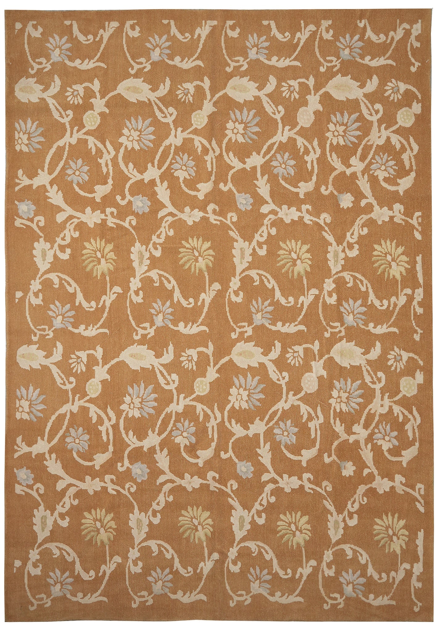 9 x 12.4 Handmade Wool Flat Weave Rug Contemporary Transitional Design (1 of 14)