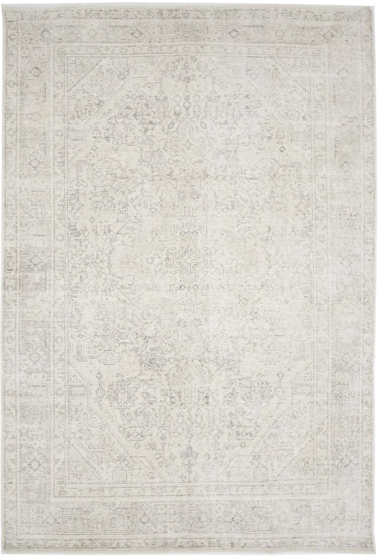 Vintage Hand-Knotted Floral Oriental Rug 6'4 x 9'5 Eco-Friendly Wool (1 of 13)