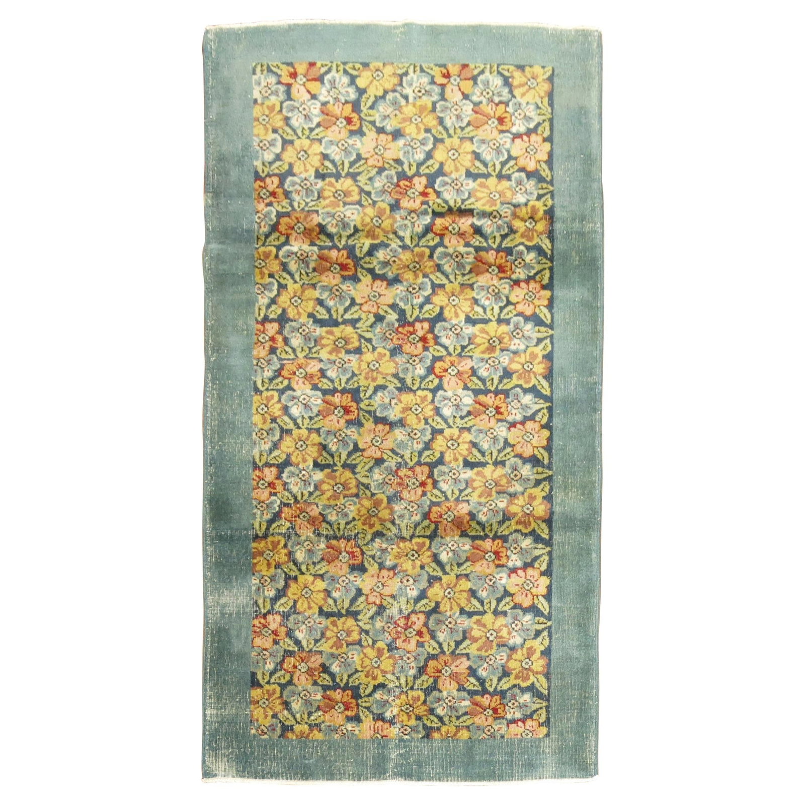 Hand Knotted Wool Turkish Floral Rug 3'11 x 6'10 (1 of 10)