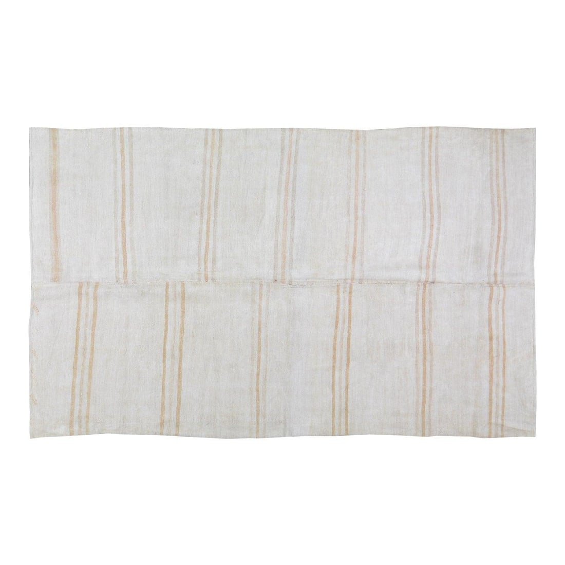 Handwoven Hemp Turkish Flatweave Rug Almond 6'4'' x 10'7'' (1 of 6)
