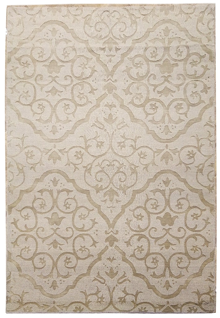 8 x 11 Hand-Tufted Contemporary Area Rug in Taupe Brown (1 of 9)