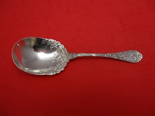 Gorham Dauphin Sterling Silver Berry Spoon 8 7/8 Inch (1 of 1)