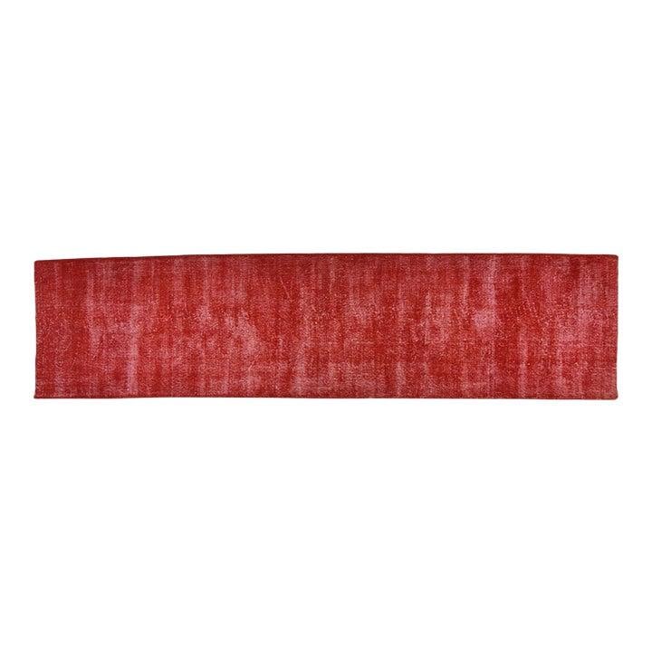 Anatolian Wool Runner Hand Knotted Vintage Turkish Carpet 3'4" x 13'7": Anatolian Wool Runner Hand Knotted Vintage Turkish Carpet 3'4" x 13'7" This vintage Turkish Anatolian rug is hand-knotted from wool using traditional techniques, offering a blend of timeless craftsman