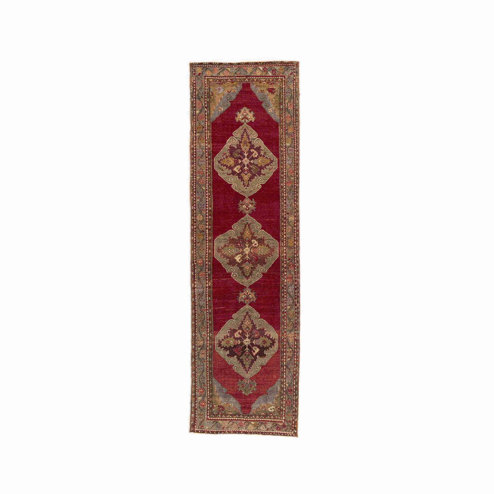 Authentic Handmade Anadol Wool Carpet 39 x 132.7 Inches: Authentic Handmade Anadol Wool Carpet 39 x 132.7 Inches Experience the beauty of authentic craftsmanship with this Handmade Anadol Wool on Wool carpet. Originating from Anadol, this exquisite piece sh