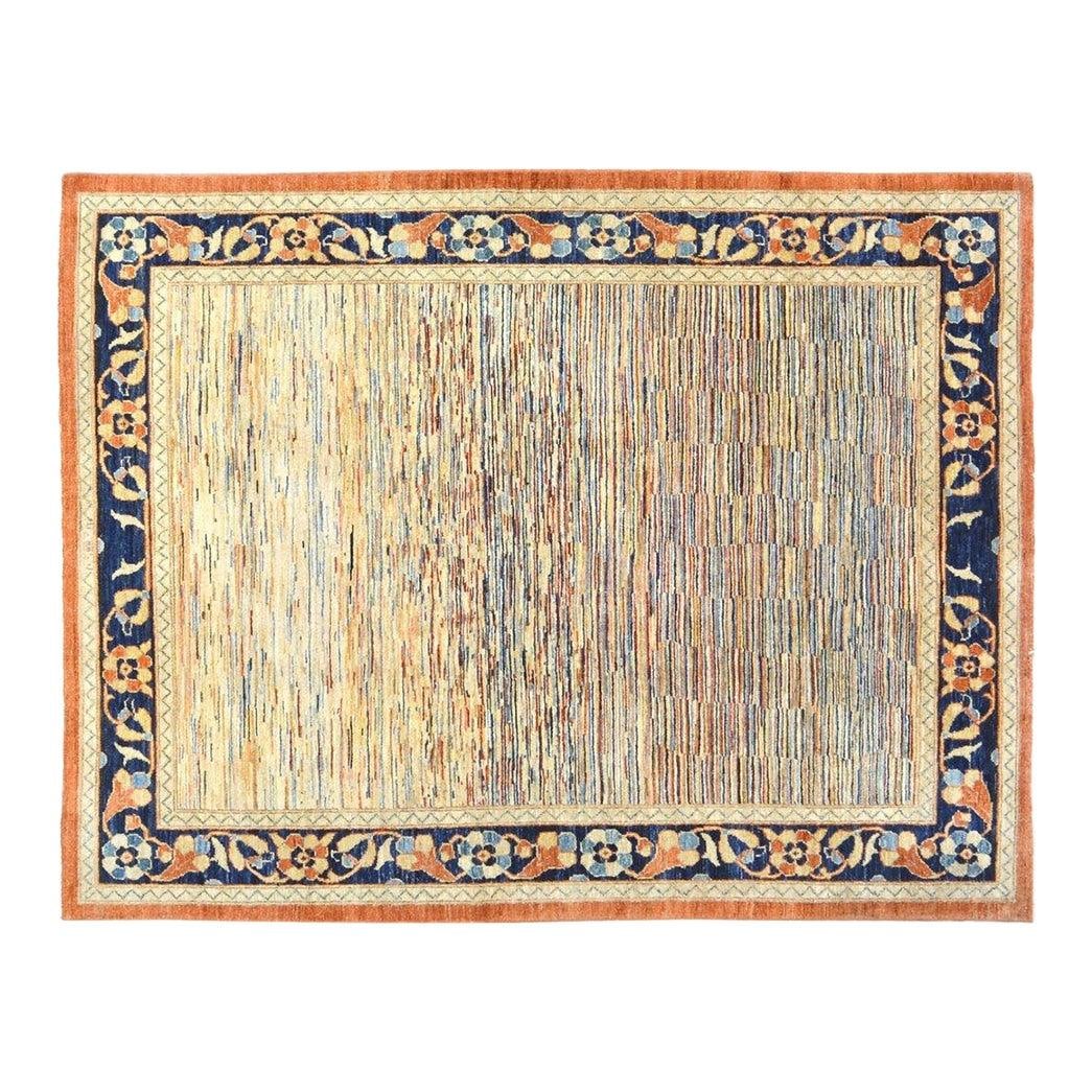 Afghan Baluch Vintage Wool Area Rug Hand Knotted 5'1'' x 6'7'' (1 of 6)