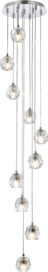 Eren Chrome Crystal Pendant Lamp Hollywood Regency Style (1 of 1)