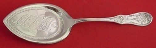 Tiffany & Co. Saratoga Sterling Silver Pie Server Brite-Cut 10 3/8" (1 of 2)