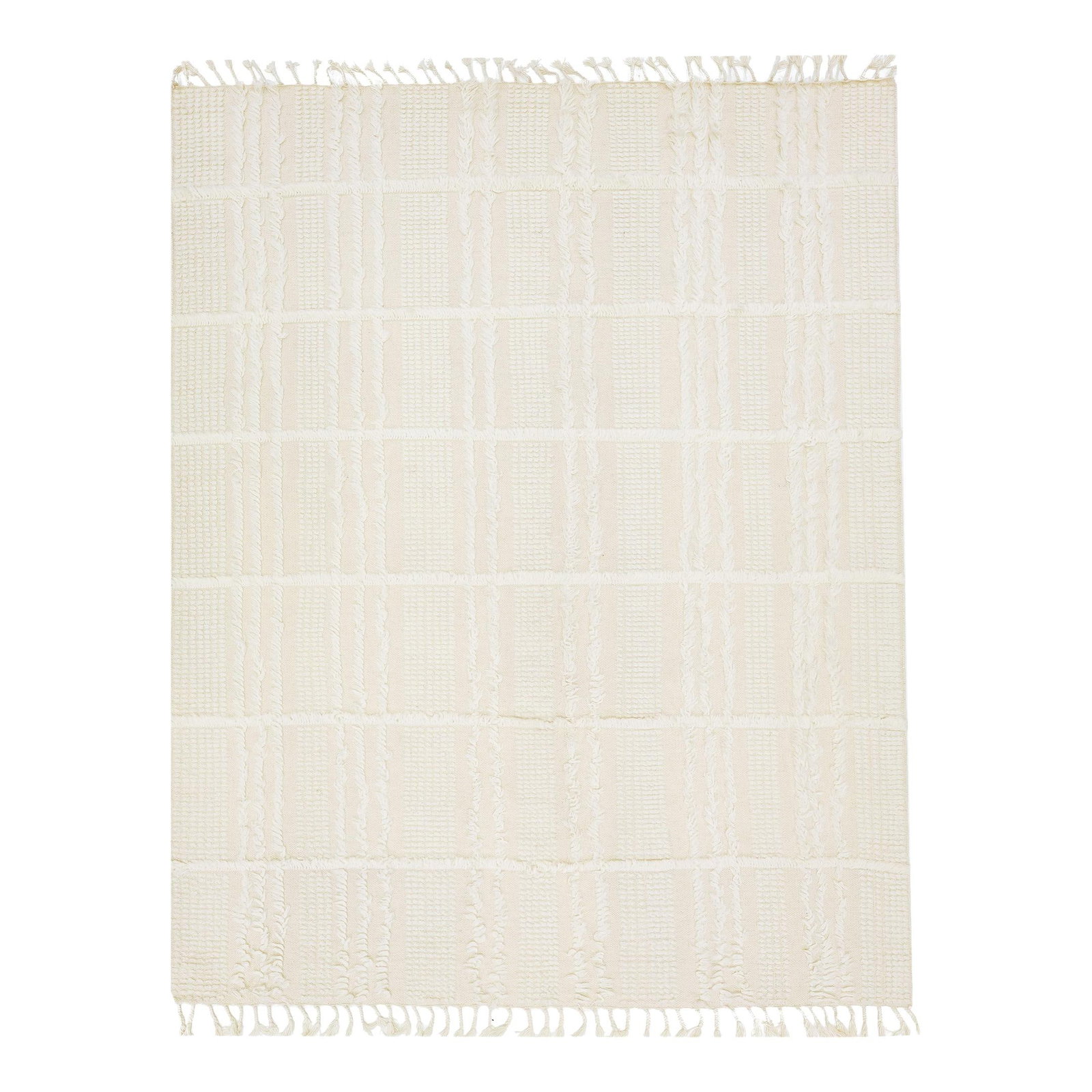 Modern Organic Moroccan Wool Rug 8' x 10' Beige Cream Geometric: Modern Organic Moroccan Wool Rug 8' x 10' Beige Cream Geometric This modern organic wool rug features a stunning hand-knotted design inspired by Moroccan aesthetics. The captivating beige-cream backdr