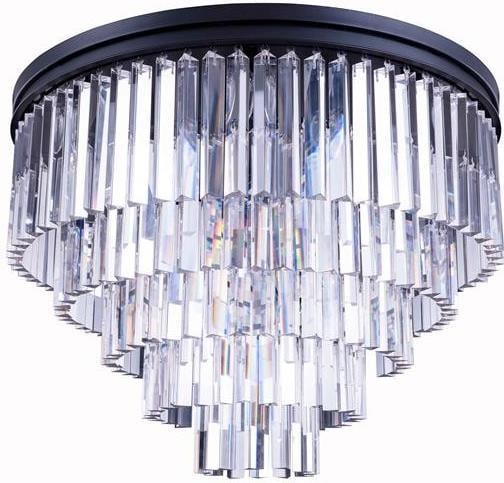 Elegant Sydney Flush Mount Light with Royal-Cut Crystals (1 of 3)