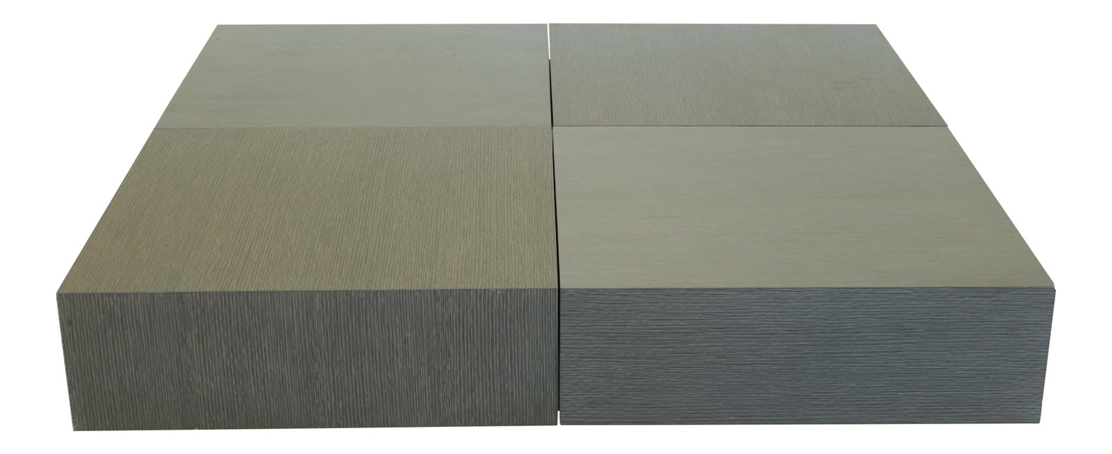 Decca Bolier Gray Metal Square Coffee Table with Unique Opening Design: Decca Bolier Gray Metal Square Coffee Table with Unique Opening Design Discover the Decca Bolier Square Modern Design Coffee Table, featuring a unique modern opening design with a soft touch close mec