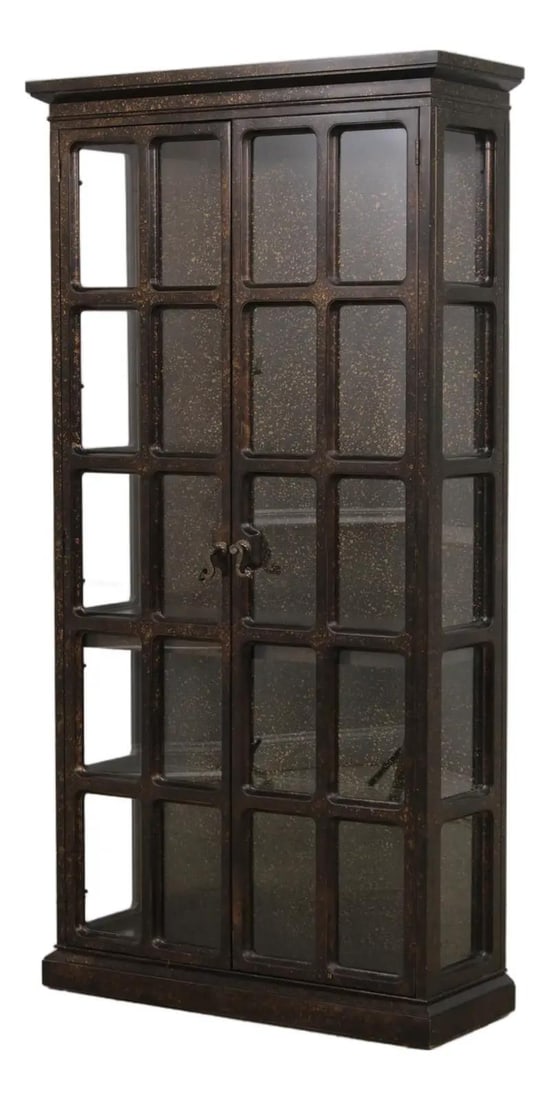 Drexel Et Cetera lighted glass curio cabinet 42w x 15.5d x 82h (1 of 10)