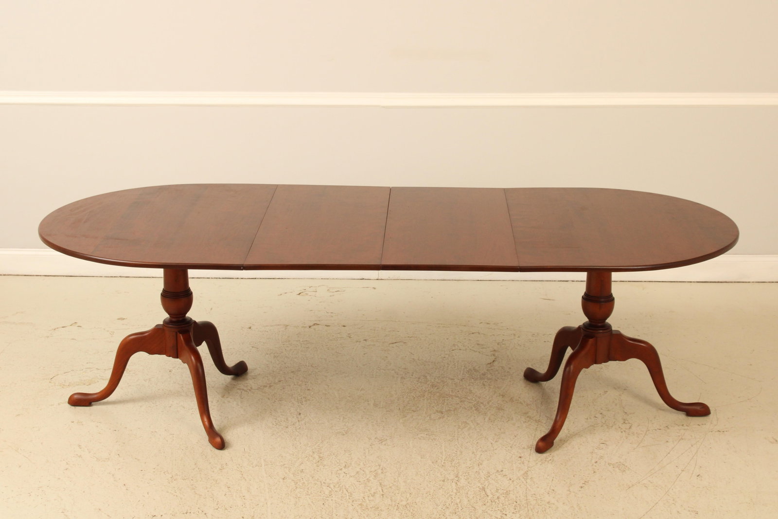 Solid Cherry Tilt Top Dining Table by Eldred Wheeler Two Piece Hand Crafted - 2