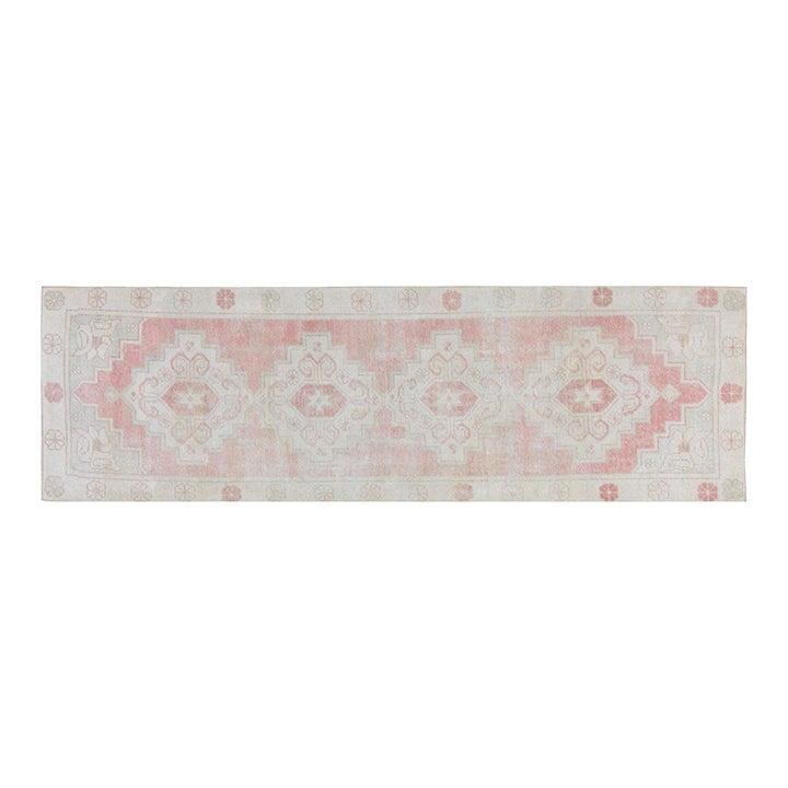 Turkish Anatolian Wool Runner Rug Hand Knotted 2'7'' x 9' Vintage: Turkish Anatolian Wool Runner Rug Hand Knotted 2'7'' x 9' Vintage This vintage Turkish Anatolian rug is hand-knotted from wool using traditional techniques, offering a blend of timeless craftsmanship 