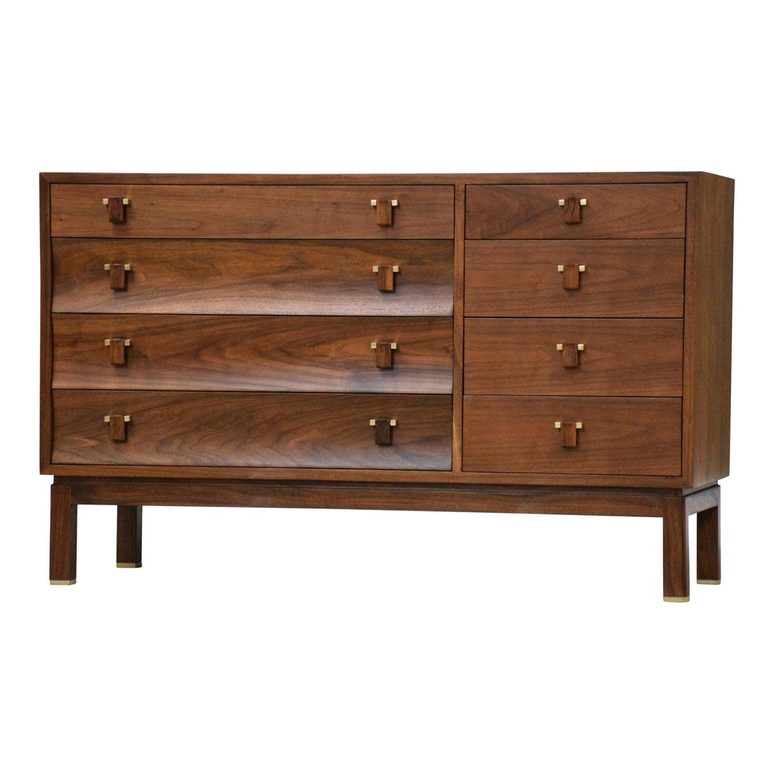 Mid Century Walnut Eight Drawer Dresser Designed by Edward Wormley 48 Inch Wide (1 of 9)