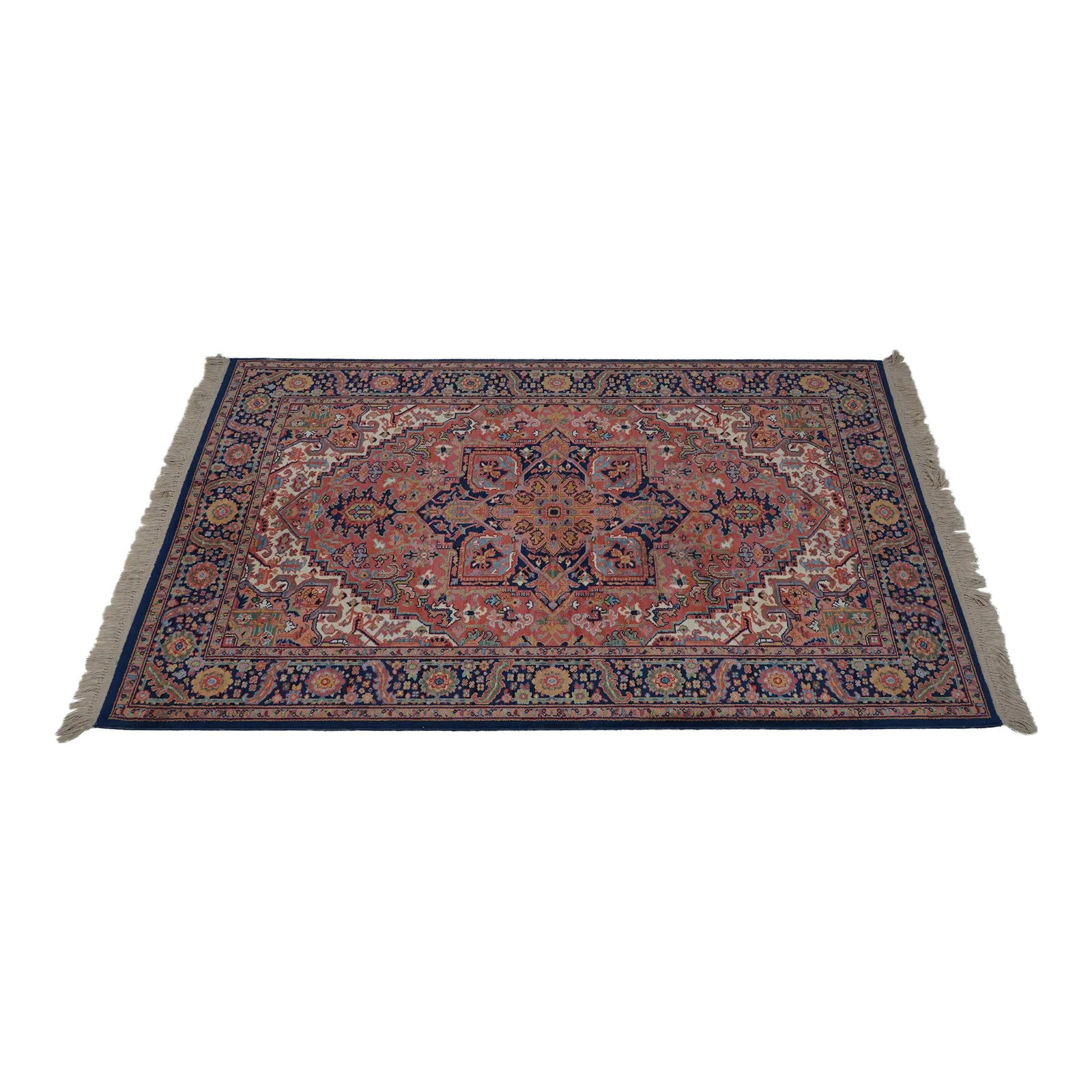 Karastan No.725 Area Rug 69 x 117 Red Textile Vintage 30 Years Old (1 of 10)