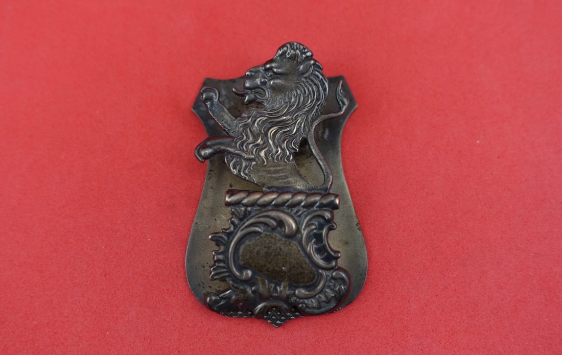 Sterling Silver Lion Paper Clip Louvre Pattern by Shiebler 3.25 x 1.25 Inch (1 of 2)