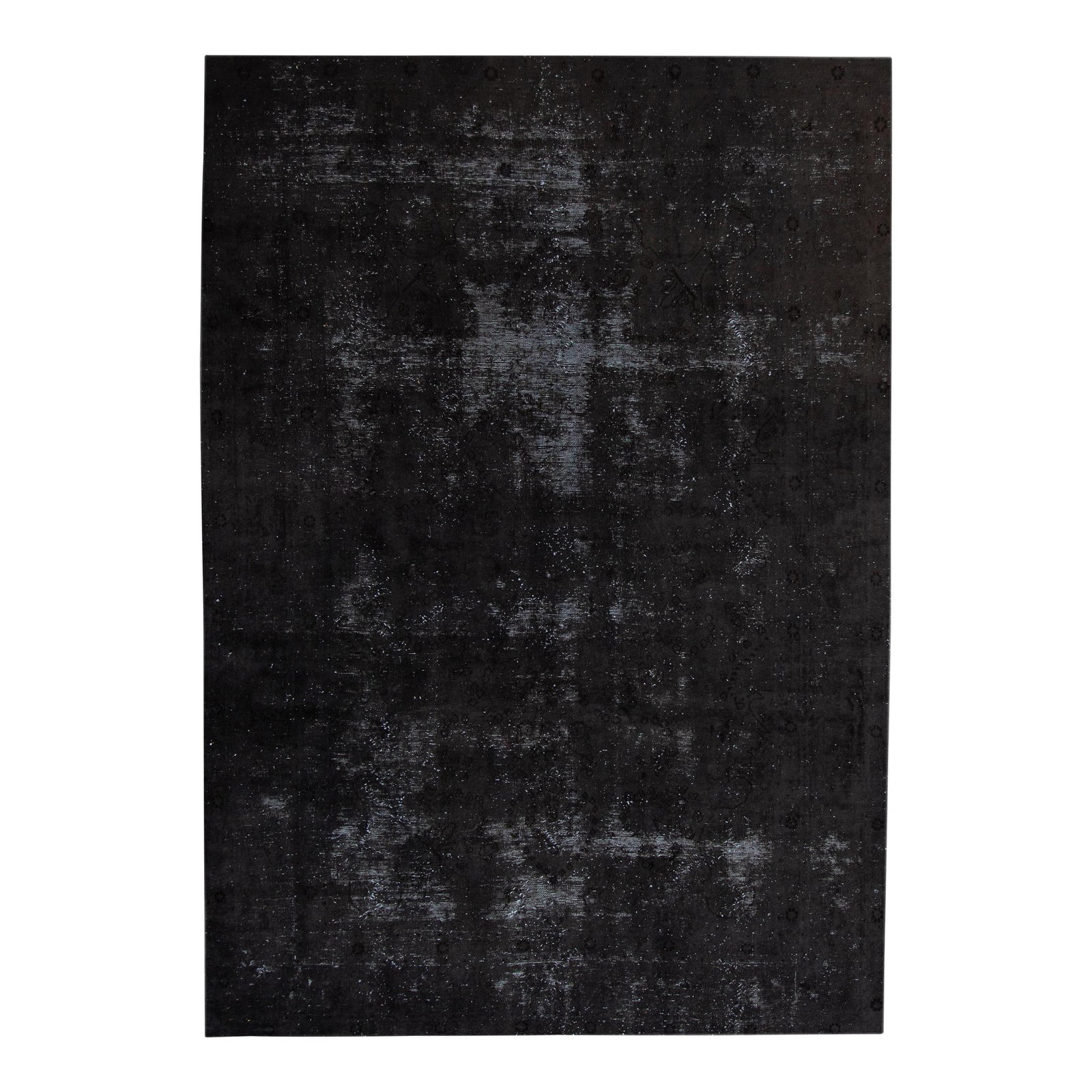 Hand-Knotted Charcoal Vintage Wool Rug 7'9" X 11': Hand-Knotted Charcoal Vintage Wool Rug 7'9" X 11' Elevate your space with this stunning vintage wool rug, expertly hand-knotted and featuring a rich charcoal field with gray accents in an all-over des