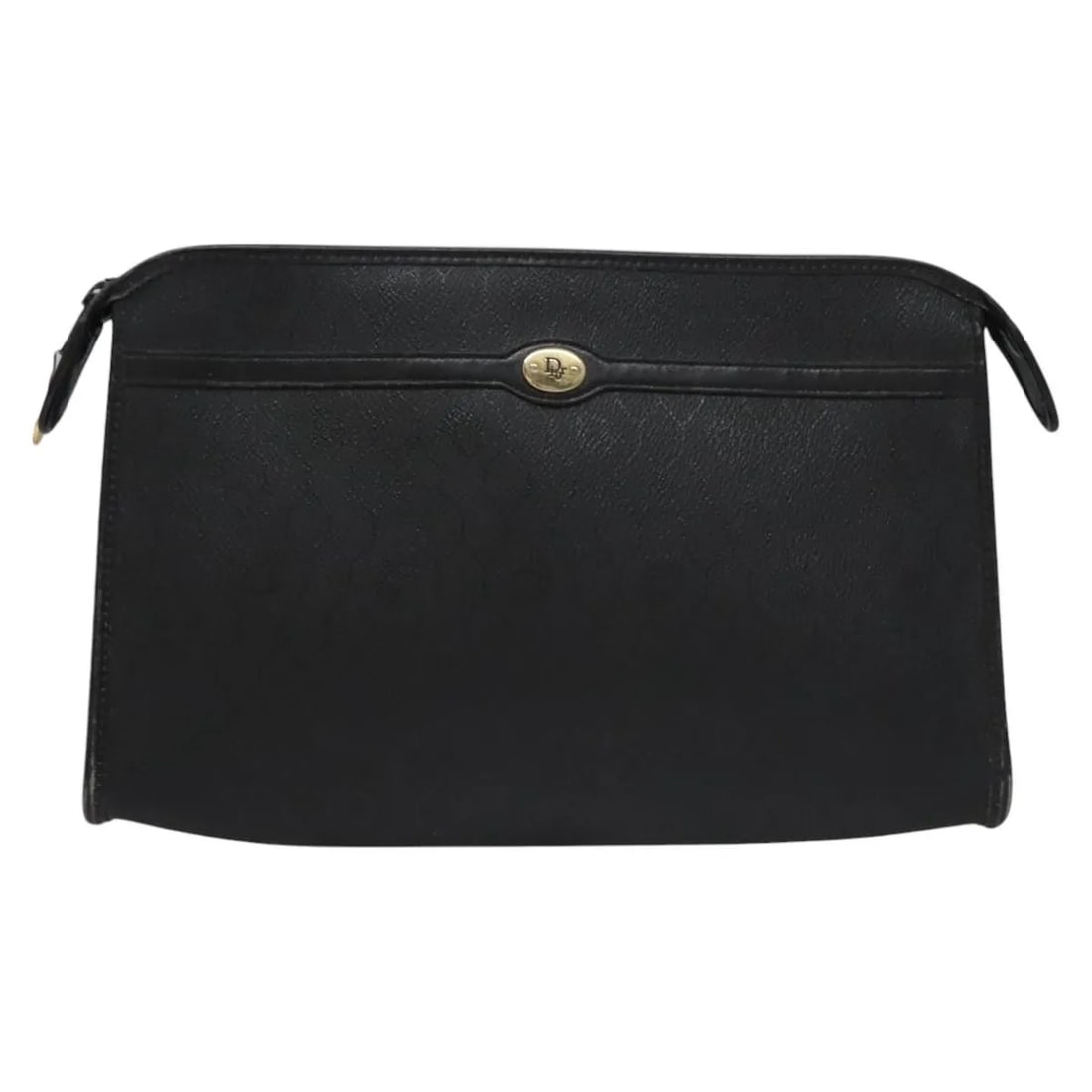 Christian Dior Vintage Honeycomb Zip Canvas Bag Black: Christian Dior Vintage Honeycomb Zip Canvas Bag Black Vintage Christian Dior Honeycomb Zip bag in black canvas with a unisex design. This piece shows honest vintage wear, including light rubbing to th