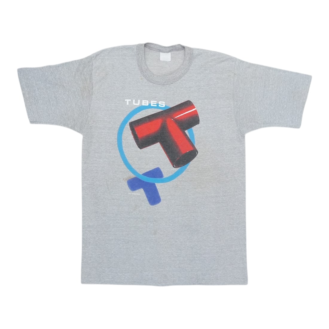 Vintage 1981 The Tubes Poly Cotton Gray Band T Shirt (1 of 9)