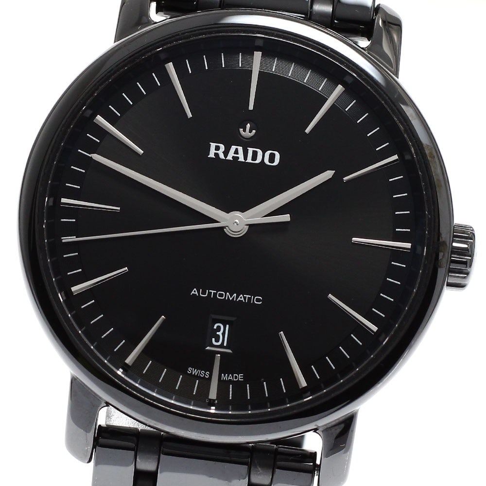 RADO DiaMaster Automatic Black Ceramic Date Watch (1 of 6)