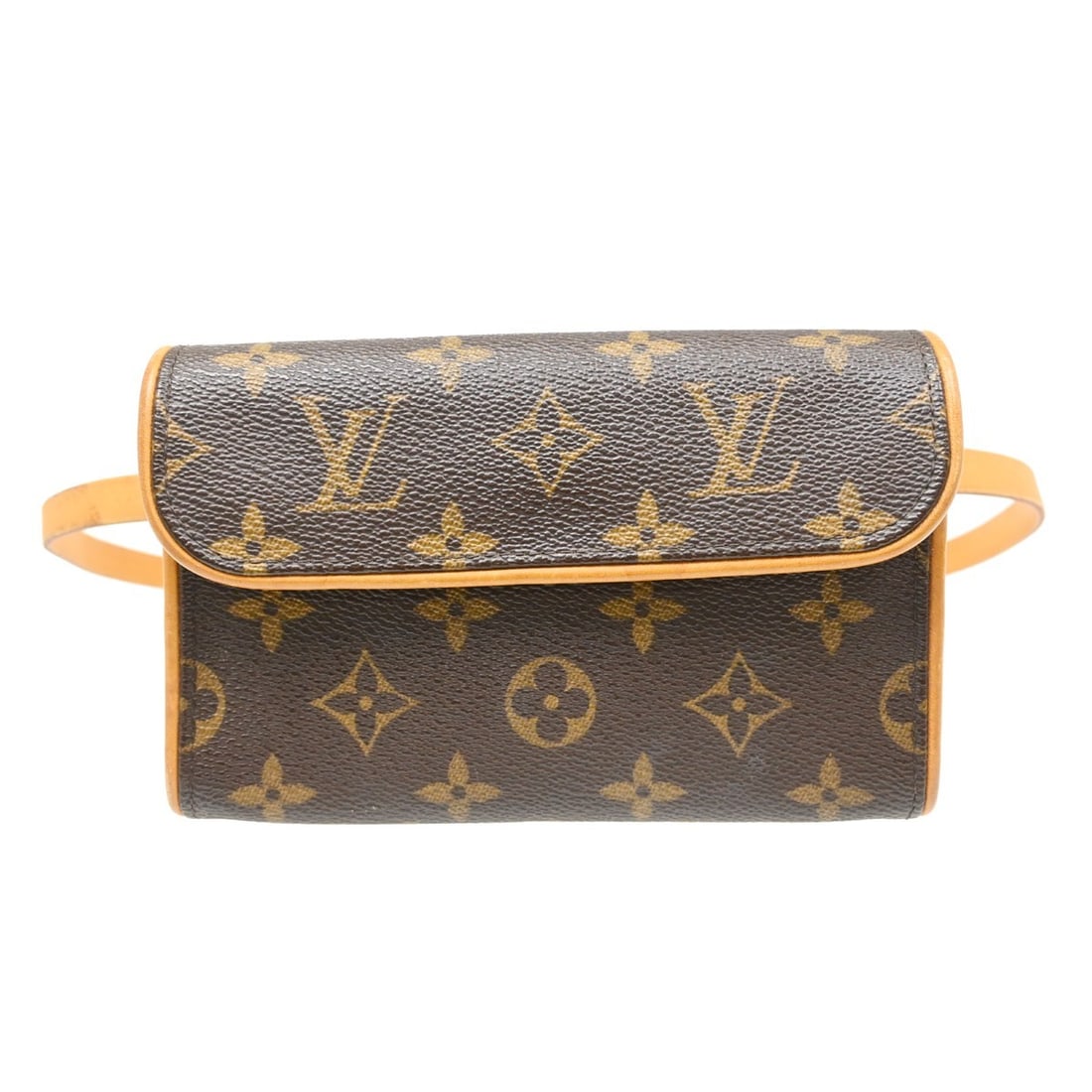 Louis Vuitton Pochette Florentine XS Monogram Canvas Belt Bag M51855: Louis Vuitton Pochette Florentine XS Monogram Canvas Belt Bag M51855 Vintage Louis Vuitton Pochette Florentine bum bag in brown Monogram canvas and leather. This compact women's bag features a magneti