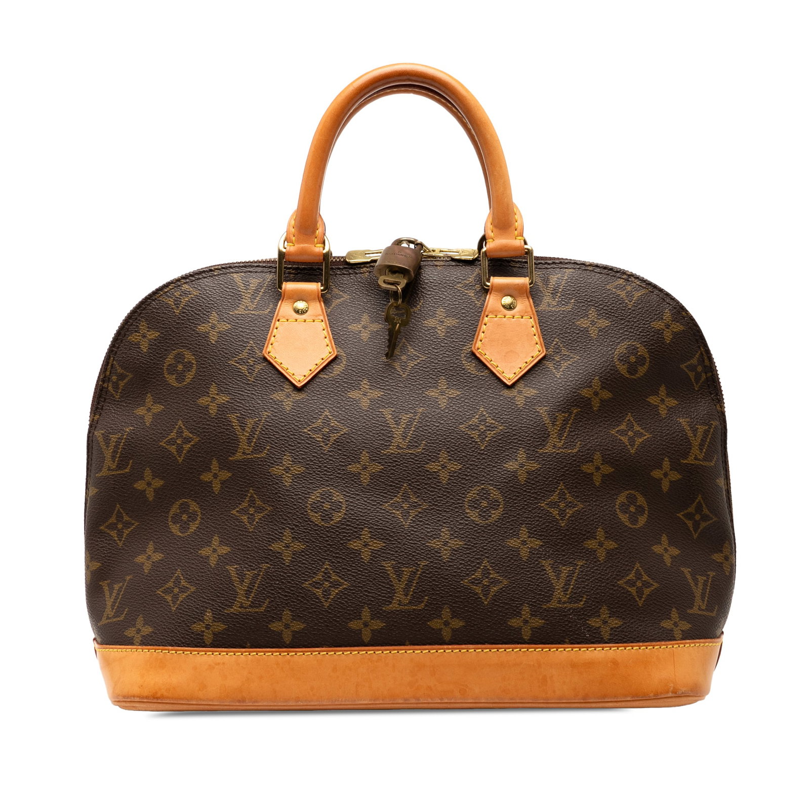 Louis Vuitton Monogram Alma PM Bag with Vachetta Leather Trim (1 of 7)