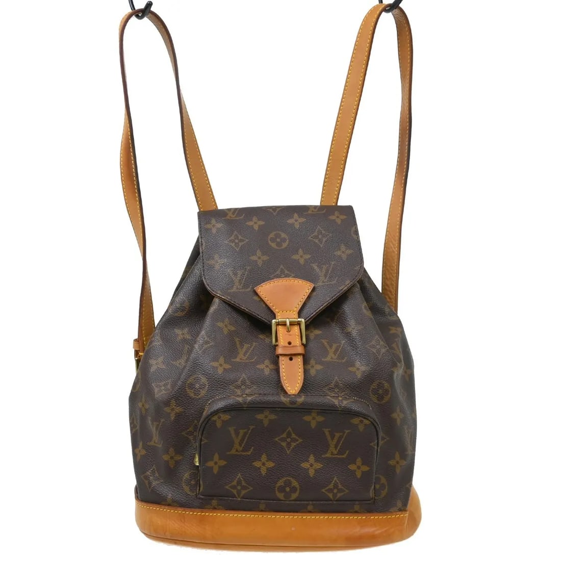 Louis Vuitton Vintage Montsouris Unisex Brown Canvas Backpack: Louis Vuitton Vintage Montsouris Unisex Brown Canvas Backpack Vintage Louis Vuitton Montsouris in brown monogram canvas. This unisex bag is made in France and remains in good condition with visible we