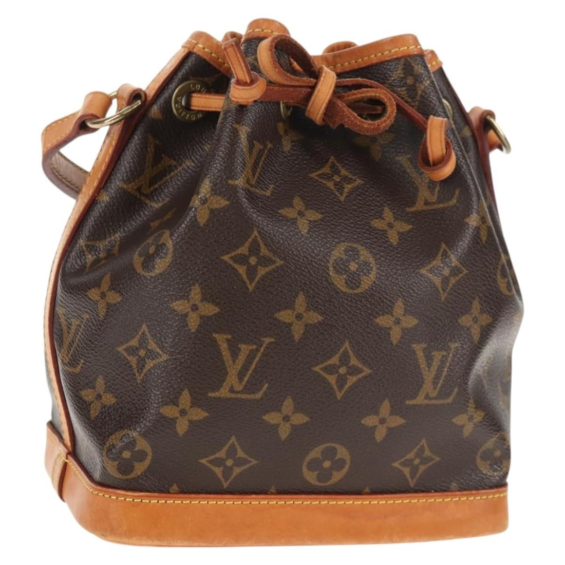 Louis Vuitton M42227 Mini Noe Monogram Canvas Handbag France: Louis Vuitton M42227 Mini Noe Monogram Canvas Handbag France Louis Vuitton Monogram Mini Noe hand bag in monogram canvas, made in France. This women's bag includes a dust bag and shows reasonable wear