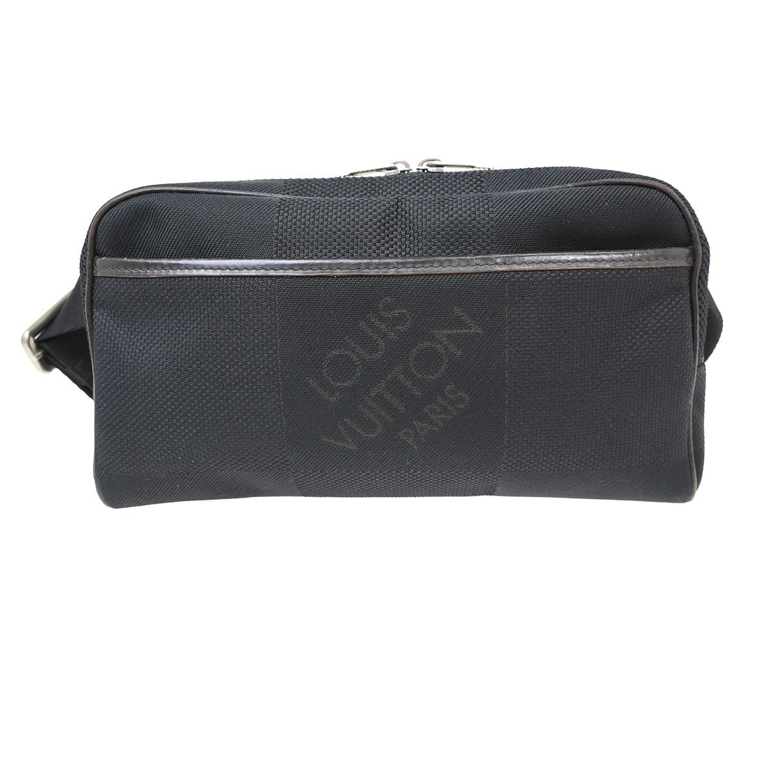 Louis Vuitton Damier Acrobat Black Canvas Leather Shoulder Bag M93620: Louis Vuitton Damier Acrobat Black Canvas Leather Shoulder Bag M93620 Louis Vuitton Damier Geant Acrobat shoulder bag in black Damier geant canvas with leather trim. This medium shoulder bag features 