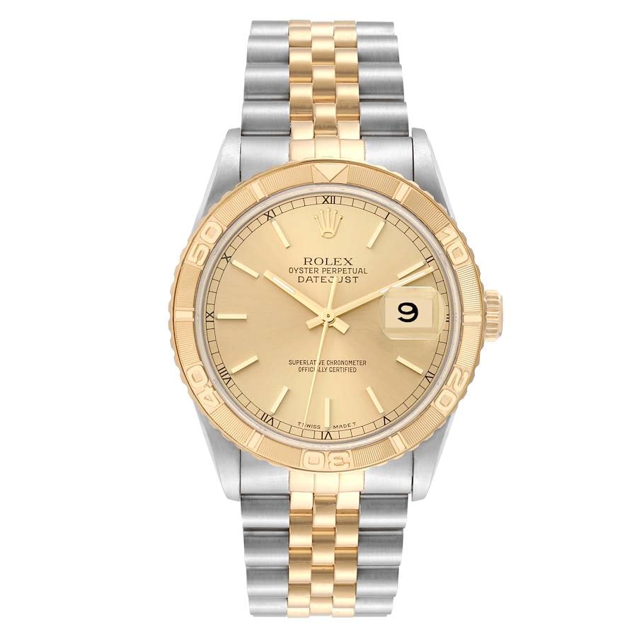 Rolex Datejust 16263 Champagne Stick Dial Jubilee Bracelet: Rolex Datejust 16263 Champagne Stick Dial Jubilee Bracelet This Rolex Datejust features a champagne stick dial and is paired with a D-Link Jubilee bracelet. The watch is identified by reference number