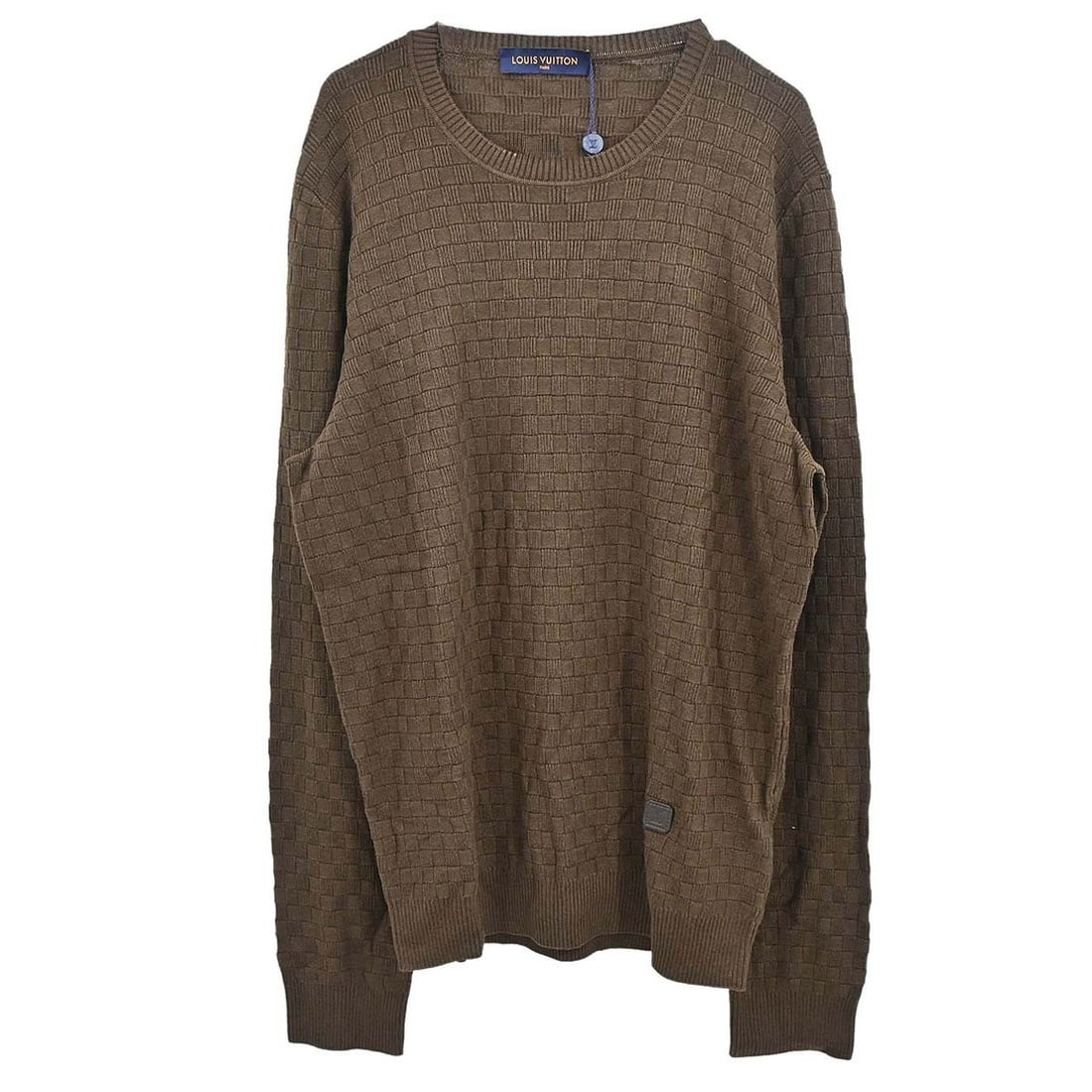 Louis Vuitton RM182Q F99 HBN45W Brown Womens Knit Top XXL (1 of 15)