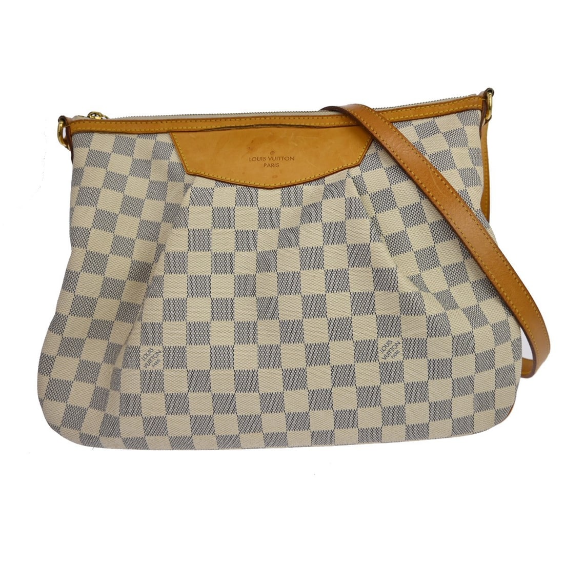 Louis Vuitton Siracusa PM Damier Azur Shoulder Bag N41113 (1 of 15)