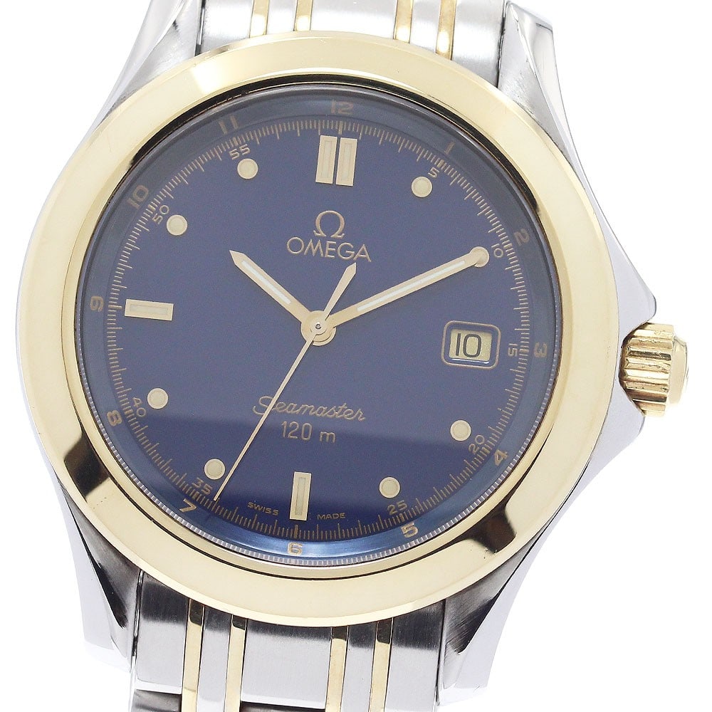 OMEGA Seamaster 120 2311.80 men's quartz wristwatch: OMEGA Seamaster 120 2311.80 men's quartz wristwatch Pre-owned OMEGA Seamaster 120 quartz men's wristwatch. This Swiss-made watch is identified by reference 2311.80 and features a YG combination design