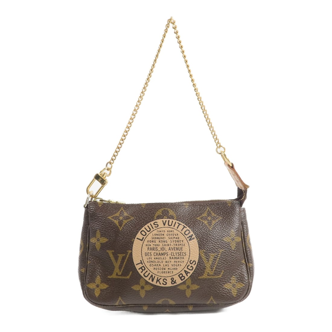 Louis Vuitton Monogram Mini Pochette Accessoires PVC coated canvas pouch (1 of 15)