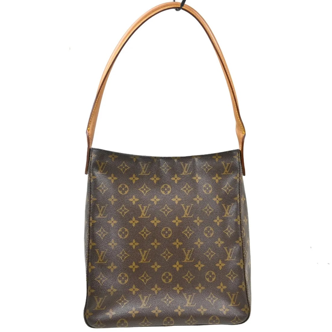 Louis Vuitton Monogram Looping Brown Canvas Shoulder Bag: Louis Vuitton Monogram Looping Brown Canvas Shoulder Bag Louis Vuitton Monogram Looping handbag in brown canvas. This piece is made in France and is presented in good condition with visible wear, incl