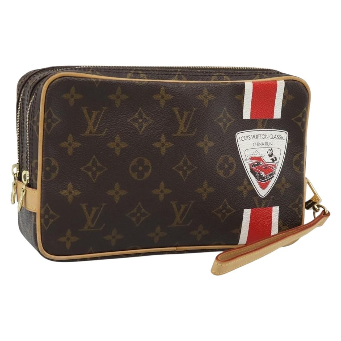 Louis Vuitton M41432 monogram canvas clutch bag limited edition: Louis Vuitton M41432 monogram canvas clutch bag limited edition Louis Vuitton Monogram China Run Pavel Shanghai limited clutch bag in Monogram canvas. Made in France, this women's clutch includes a du