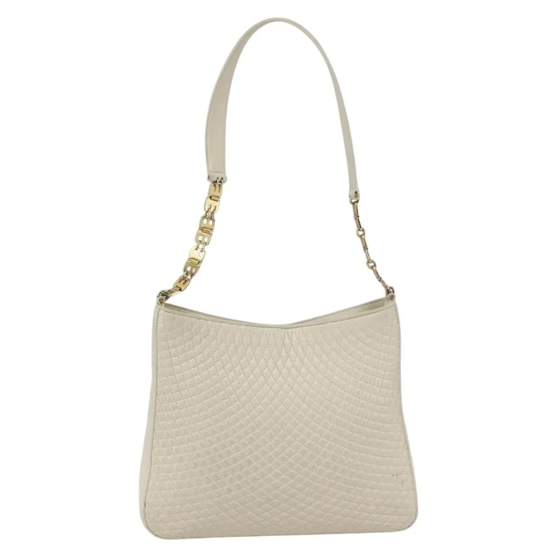 Bally Vintage Shoulder Bag in Ecru Quilted Leather (1 of 18)