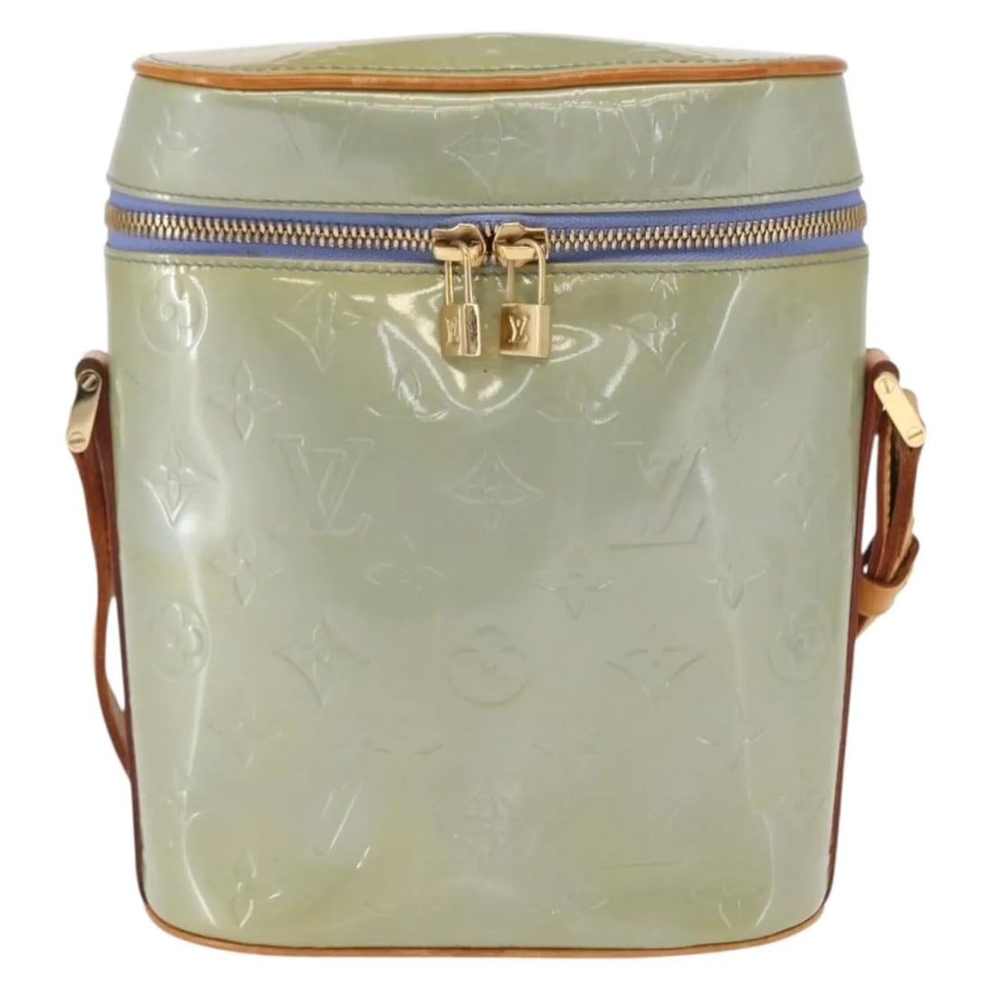 Louis Vuitton Gray Monogram Vernis Sullivan Patent Leather Bag (1 of 18)
