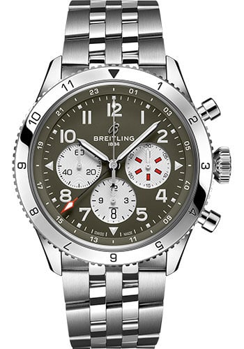 Super AVI B04 GMT Green Dial Chronograph Watch AB04452A1L1A1 Card 2026 (1 of 7)