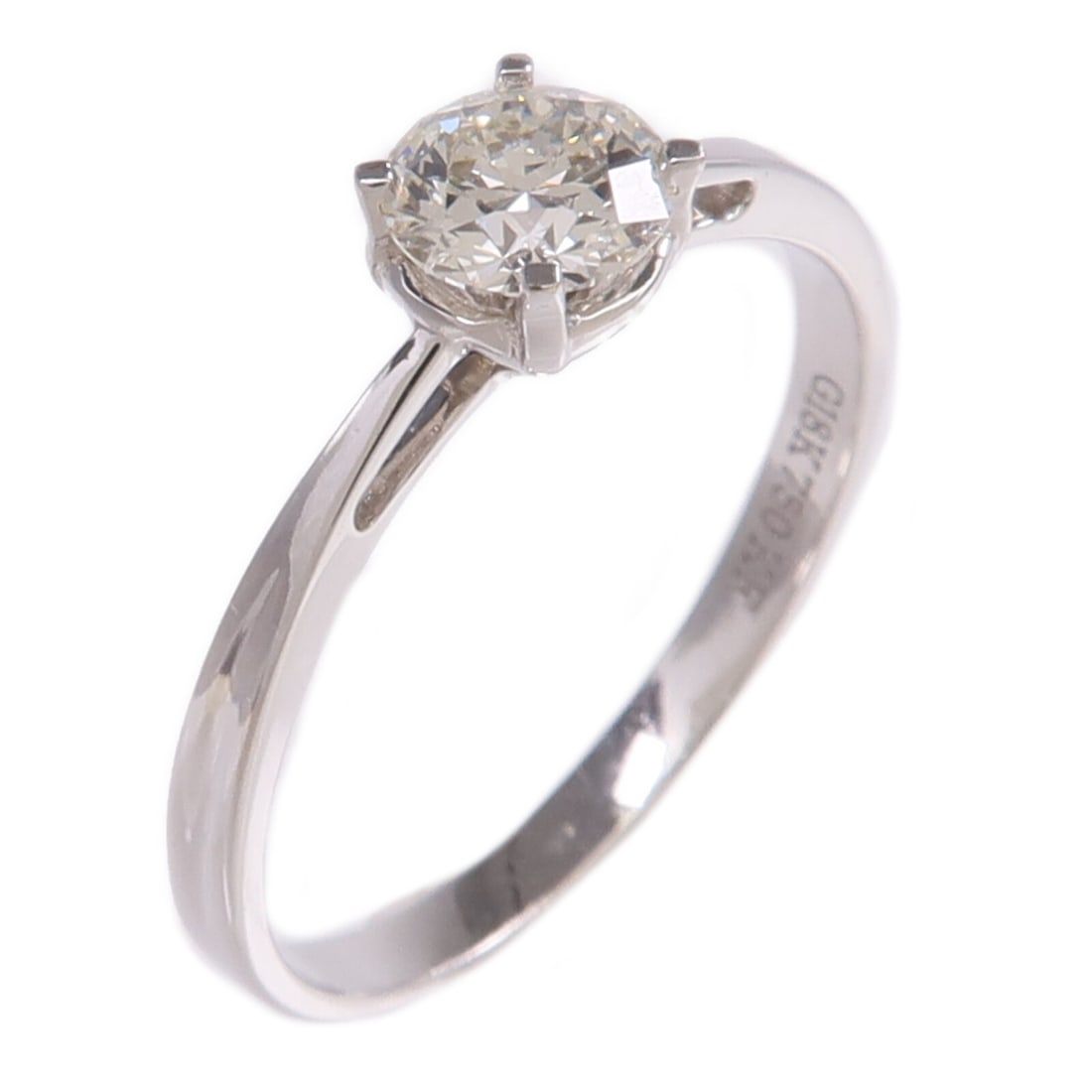 18K White Gold Diamond Ring Size 5.5 (1 of 8)