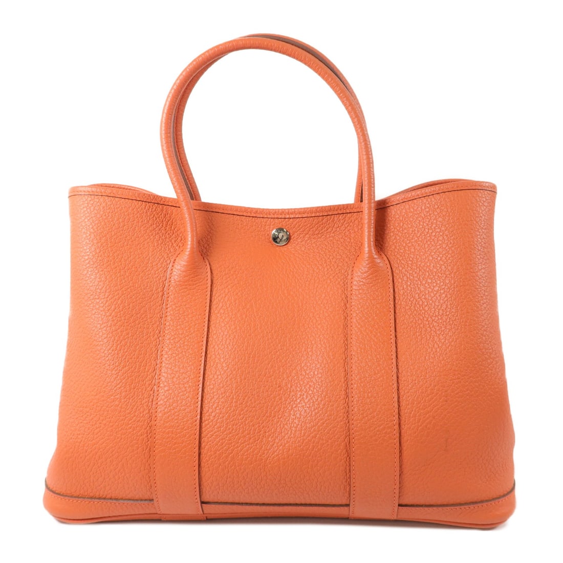 Hermes Garden Party PM Orange Negonda Leather Handbag (1 of 18)