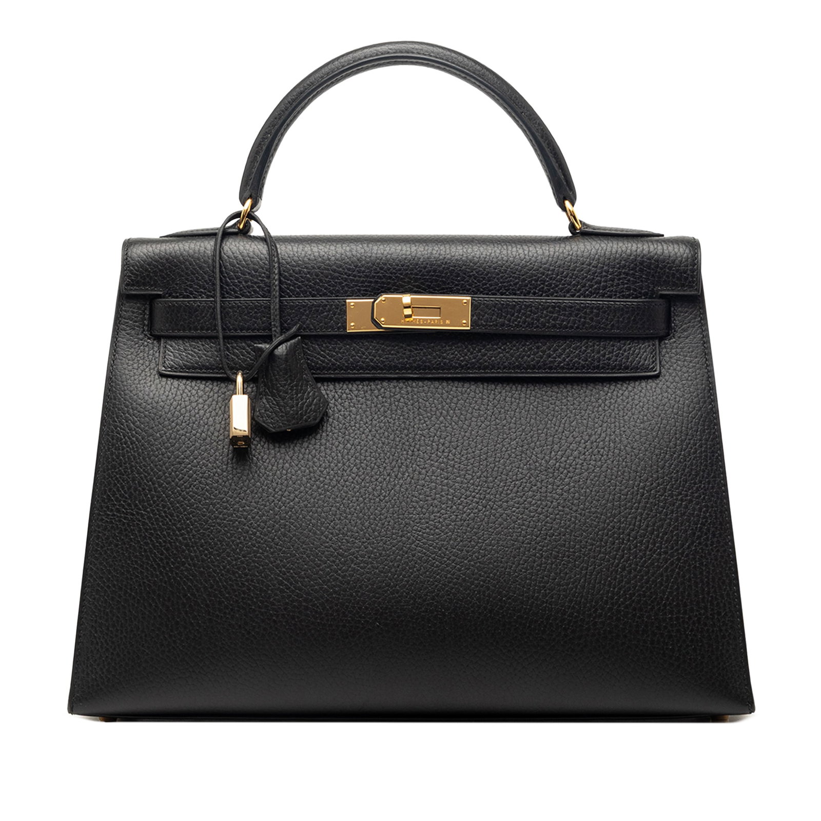 Hermes Ardennes Kelly Sellier 32 Black Leather Bag (1 of 8)