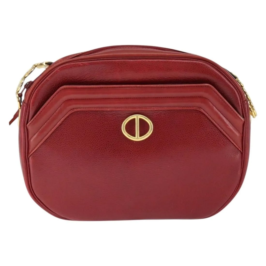 Christian Dior Vintage red leather shoulder bag: Christian Dior Vintage red leather shoulder bag This Christian Dior vintage shoulder bag is crafted from red leather and designed for women. It features a classic silhouette with metal fittings and a 
