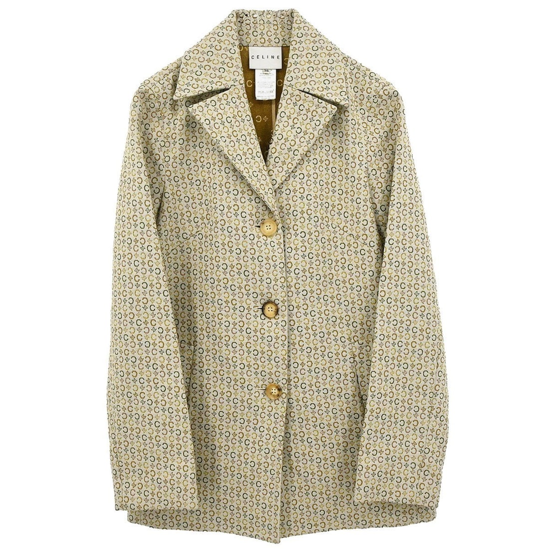 Beige Macadam Jacket FR 36 CELINE Vintage Womens (1 of 18)