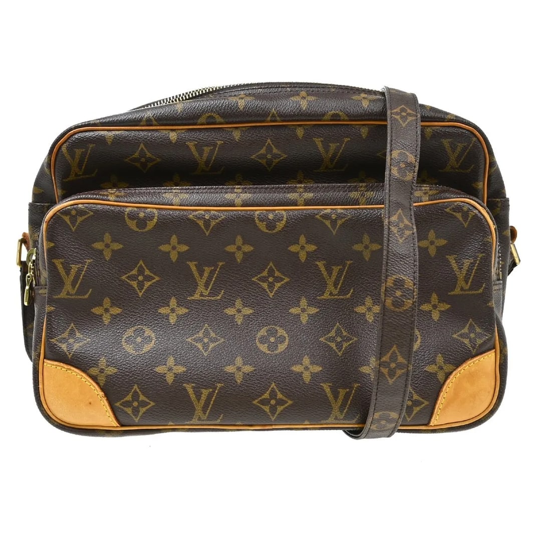 Louis Vuitton Nil Messenger Canvas Shoulder Bag Brown (1 of 15)