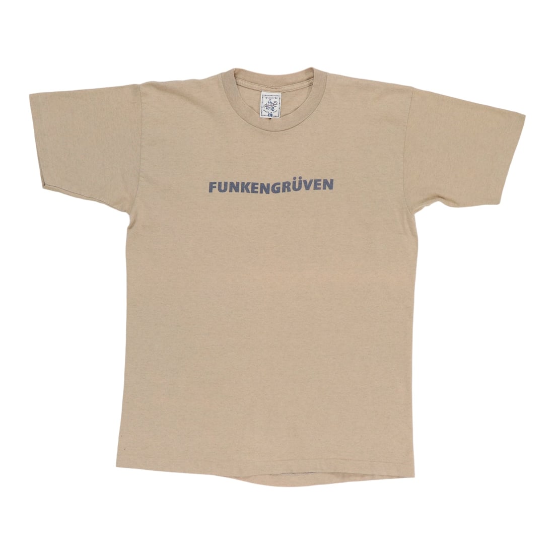 Vintage 1998 Funkengruven Grand Funk Railroad Tan Cotton Band T-Shirt (1 of 6)