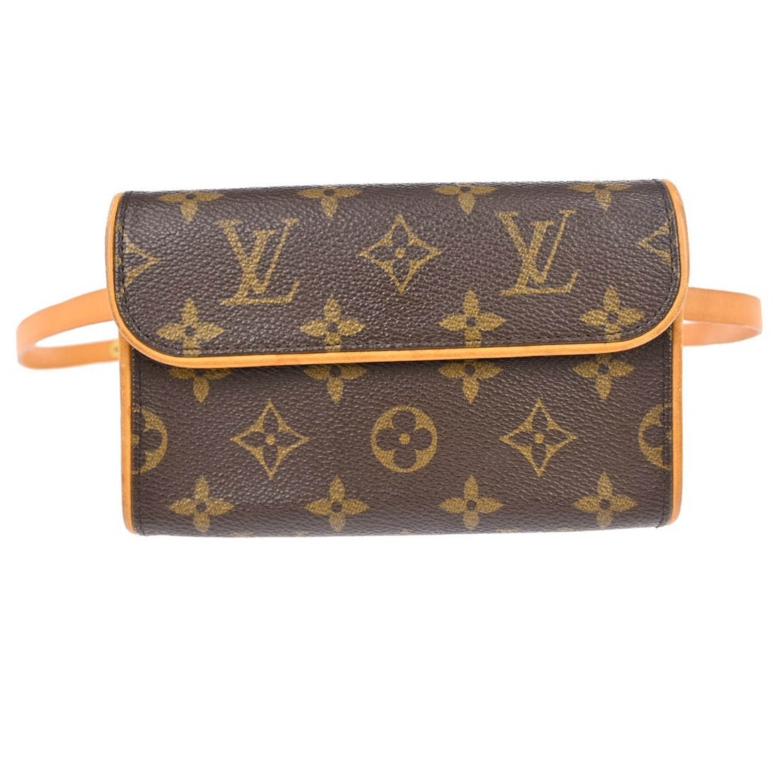 Louis Vuitton Pochette Florentine Monogram Belt Bag Size S M51855: Louis Vuitton Pochette Florentine Monogram Belt Bag Size S M51855 Vintage Louis Vuitton Pochette Florentine bum bag in brown Monogram canvas with leather trim and an adjustable leather belt. This comp